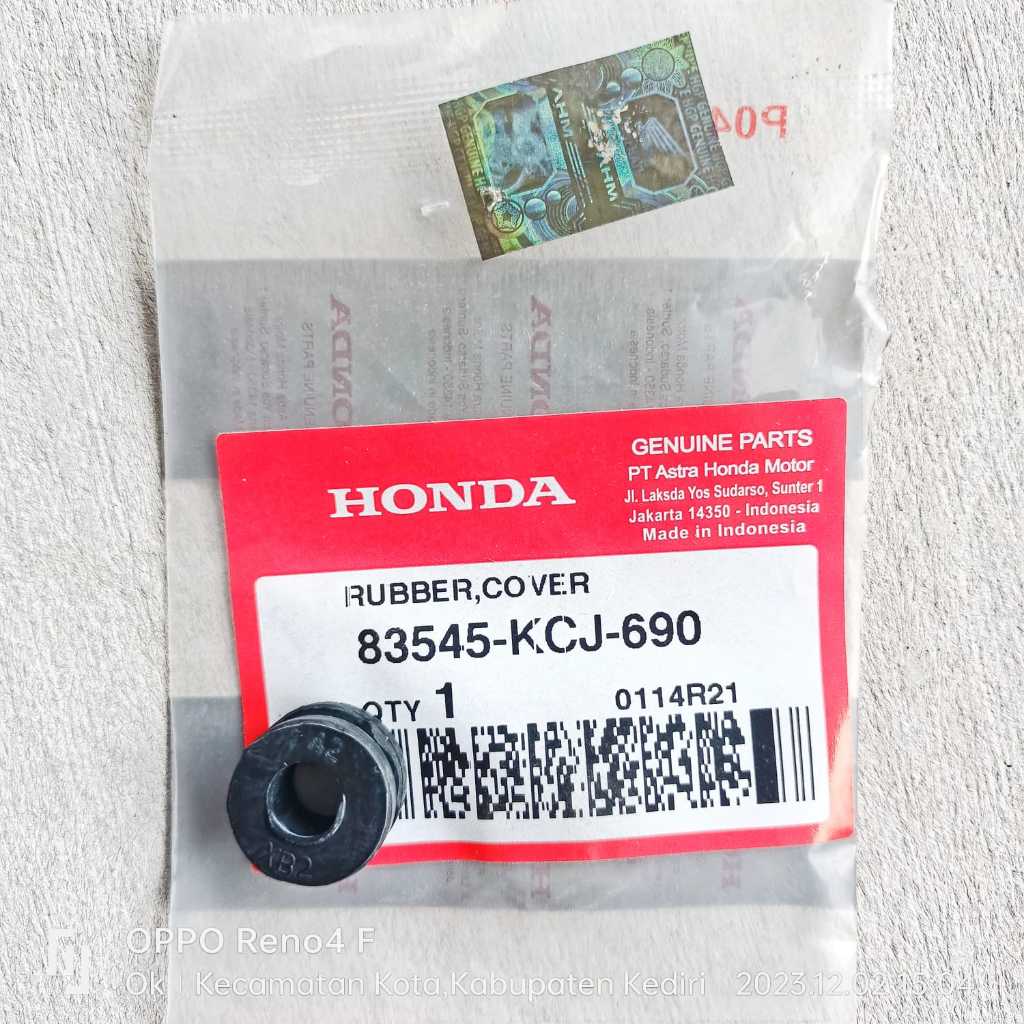 Karet Visor-Cowl-Shroud-Cover Tiger MegaPro Verza CB-150 CBR Ori AHM