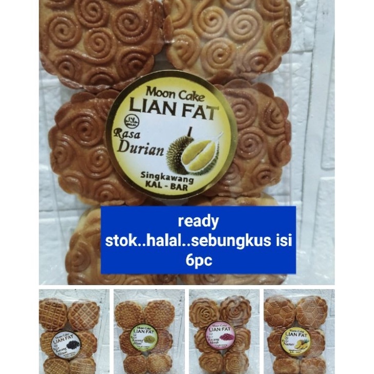 

Serba Murah MOON CAKE /KUE BULAN MINI HALAL Lian Fat ASLI Singkawang KACANG HIJAU dan banyak varian lainnya