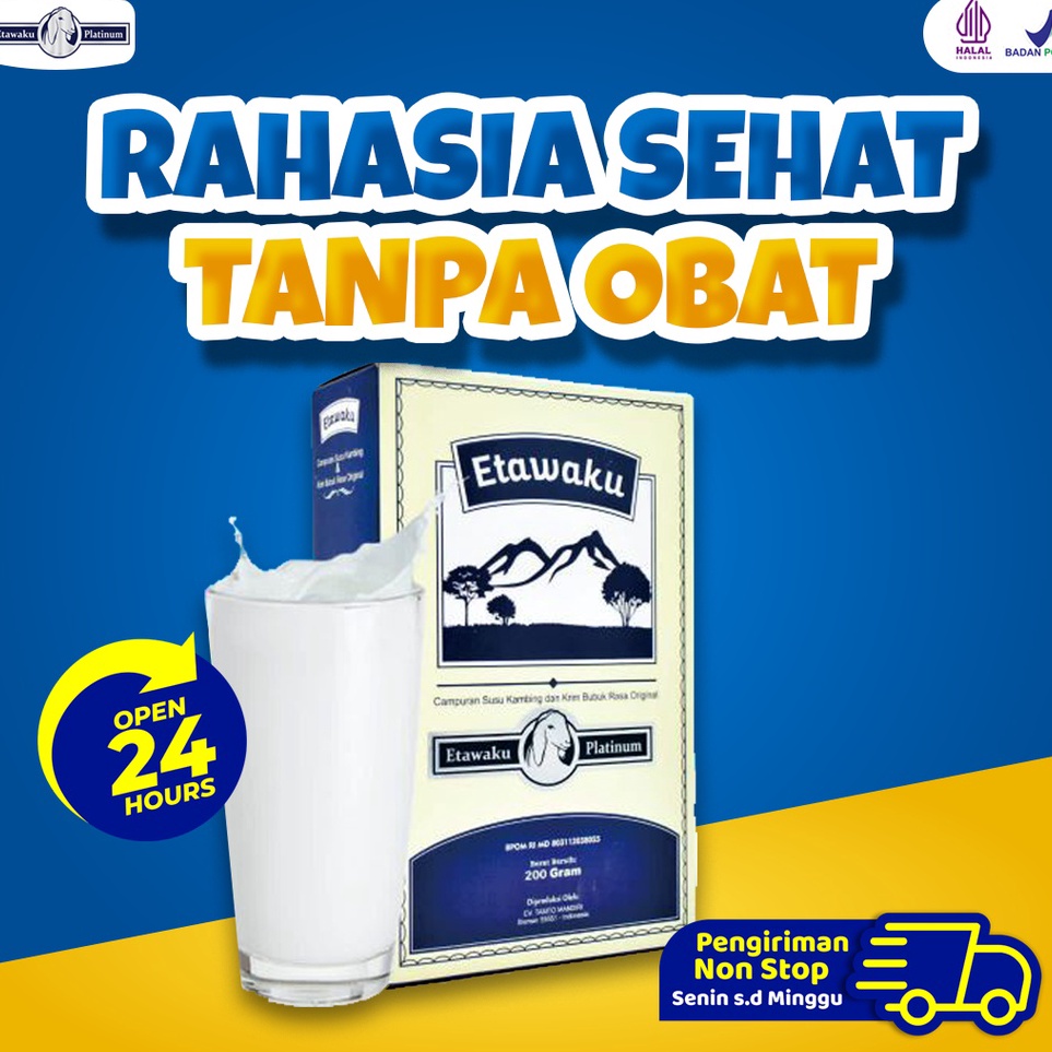 

Bayar Di Tempat Etawaku - Susu Kambing Etawa Murni & Krimer Bubuk