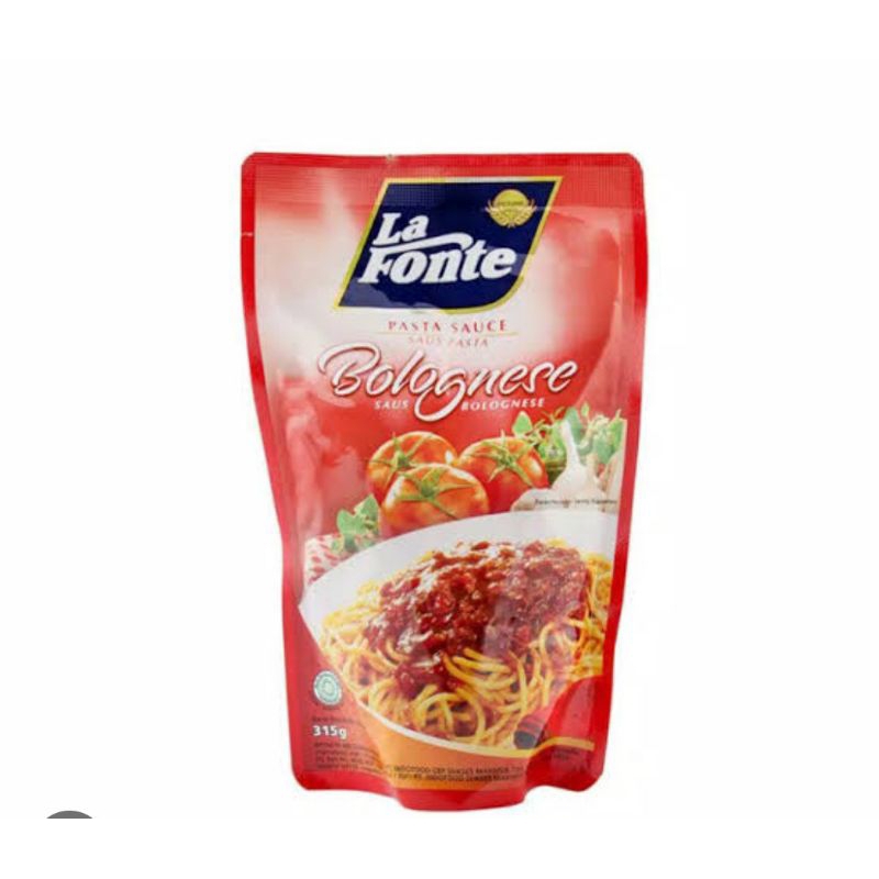 

la fon te saus bolognaise