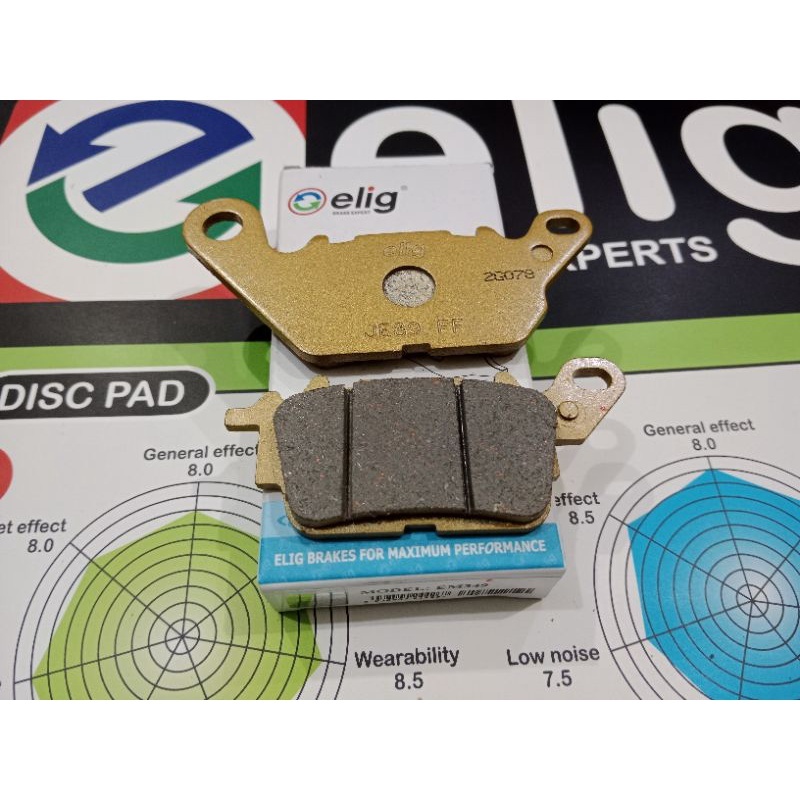 ELIG Kampas Rem Depan MX KING 150 Disc Pad MX king150 Brake Pad MX KING 150 EM349