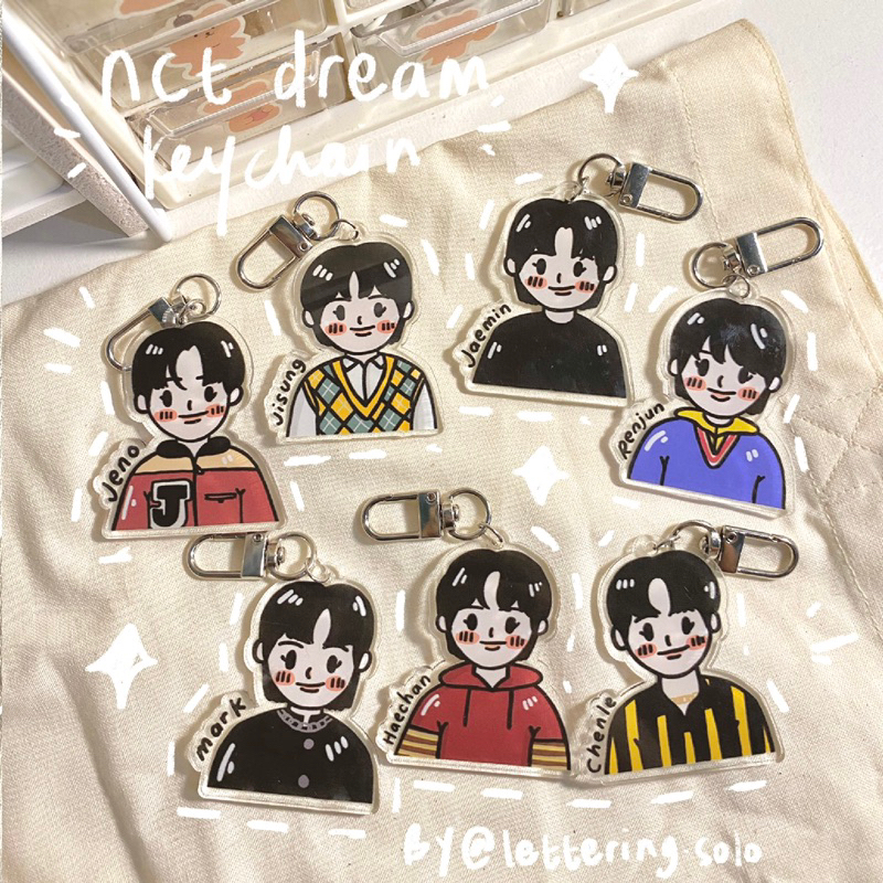 NCT DREAM KEYCHAIN/ GANTUNGAN KUNCI NCT DREAM