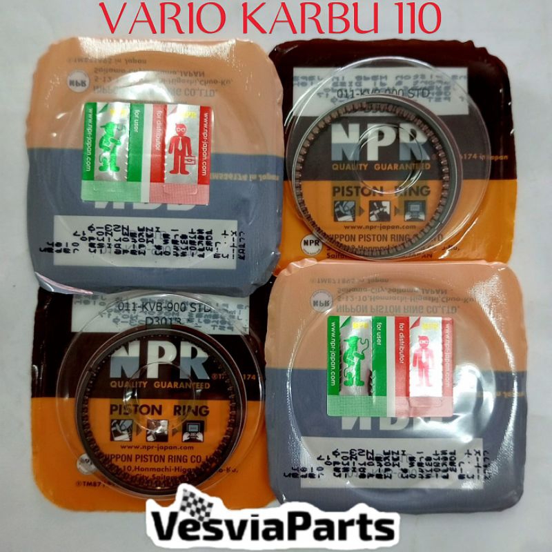 RING SEHER RING PISTON VARIO KARBU 110 (KVB) NPR NPP
