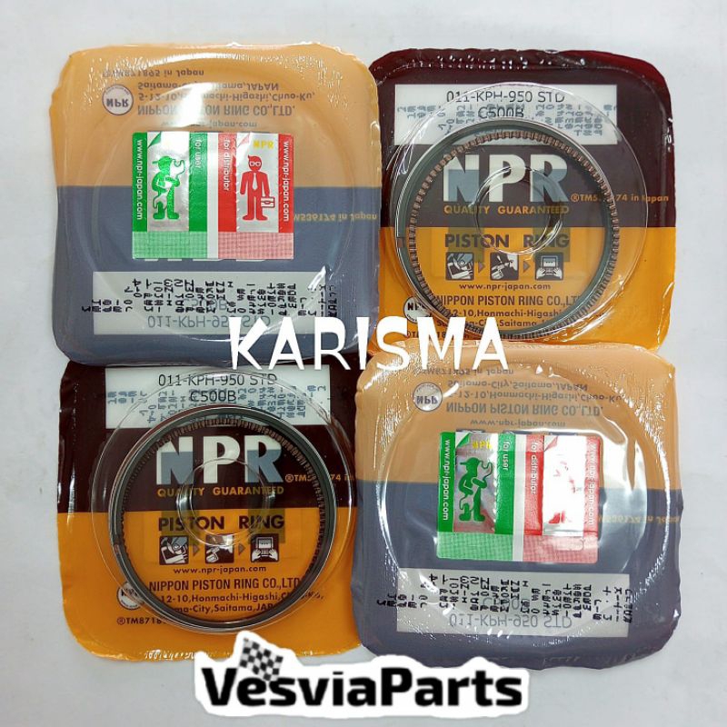 RING SEHER RING PISTON KARISMA / SUPRA X 125 (KPH) NPR NPP