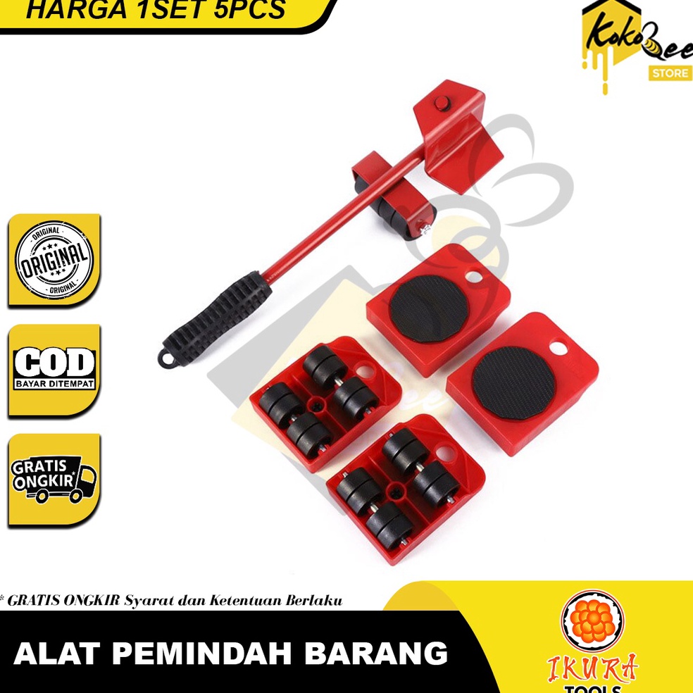 Paket Ekslusif Roda alat bantu pemindah barang move tools trolley geser furniture - Alat pindah gese