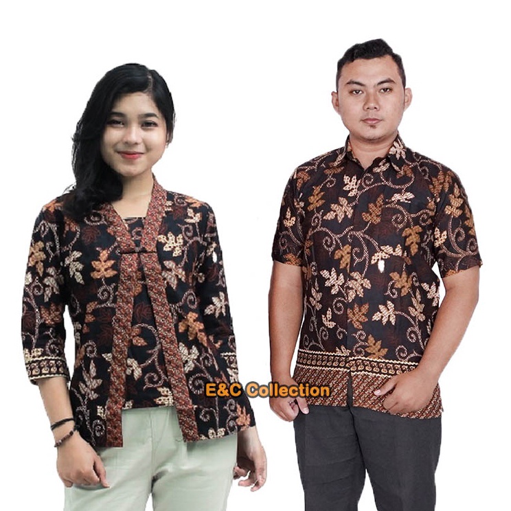 ☇✯✱ Atasan Batik Wanita Model Kutubaru / Blouse Batik / Hem Batik / Batik Couple / Batik Kantor S-M-