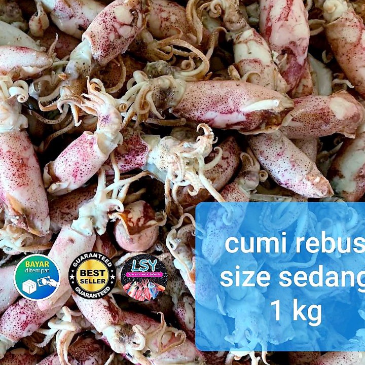 

Grosir ikan asin cumi rebus / sotong rebus size sedang 1kg