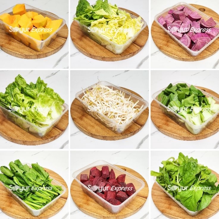 

Pasti Murah KIRIM INSTAN Foodprep Sayur Potong