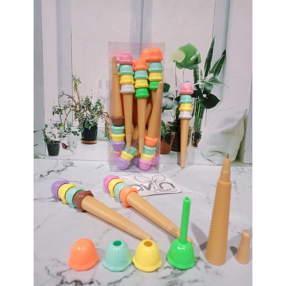 

Murah.. (12 PC) PEN GEL MOTIF ICE CREAM CONE 50