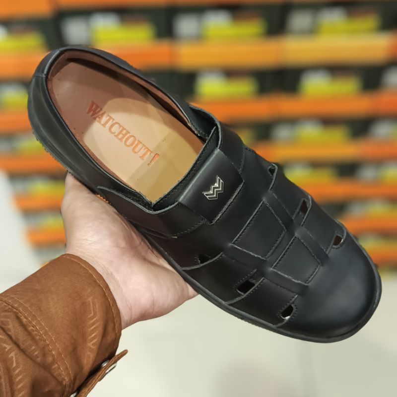NEW SEPATU FORMAL PRIA BOLONG" TERBARU ORIGINAL WATCHOUT KEKINIAN TRENDI || SEPATU PRIA FORMAL HITAM