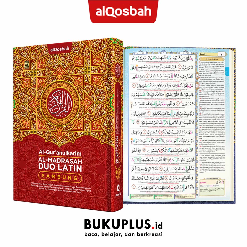 Al-Madrasah Duo Latin Sambung Ukuran A4