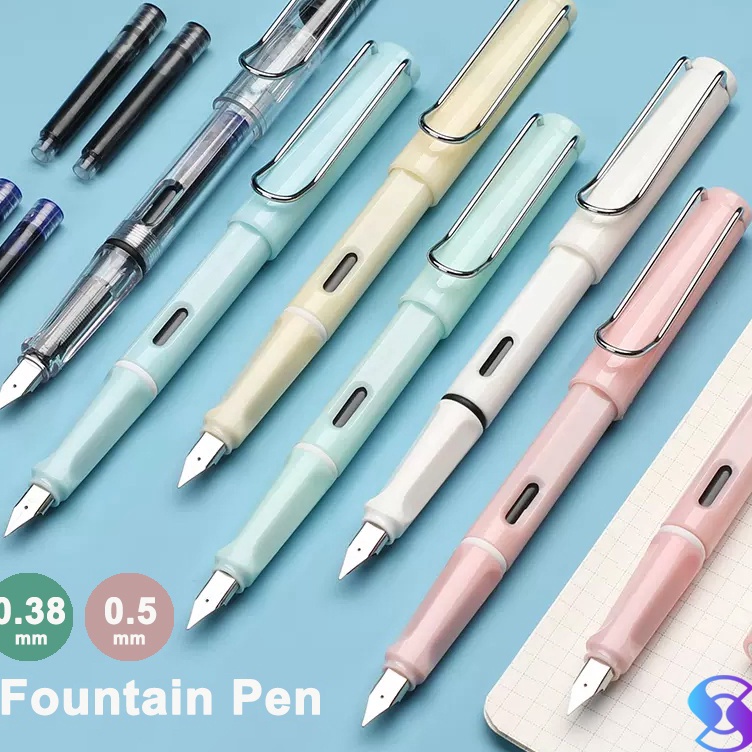 

Murah Banget 0.38mm/0.5mm fountain pen/pulpen/ink Pen for student Use-Suniing Mall Terkini