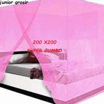Murah Banget KELAMBU KOTAK NO 1 SUPER JUMBO 200X200/KELAMBU GANTUNG/KELAMBU TIDUR/KELAMBU BAYI/KELAM