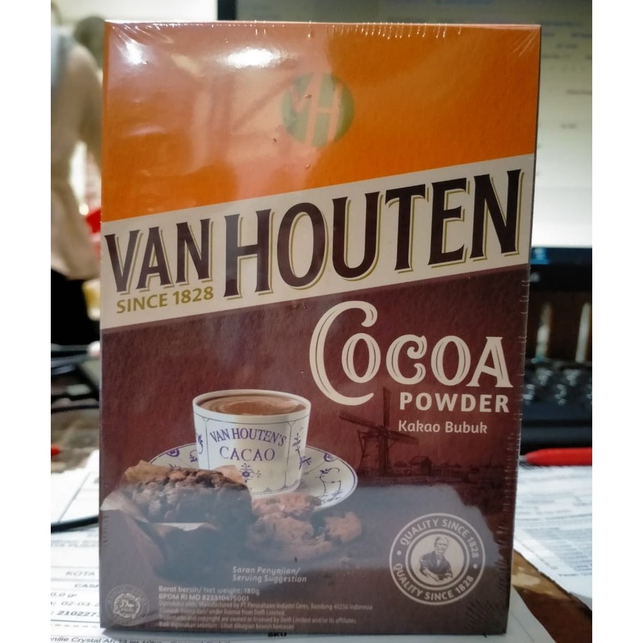 

Ready stock Chocolate Powder - Coklat Bubuk Van Houten 180gr