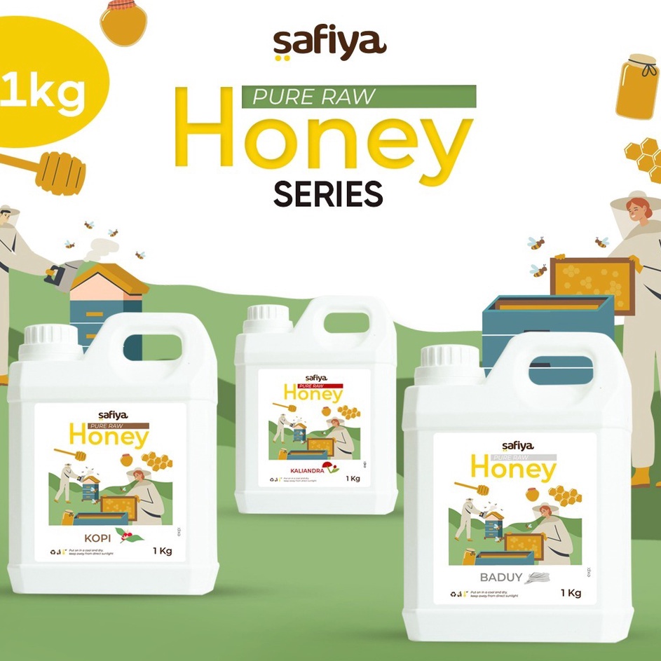 

Serba Murah Madu Murni 1 Kg Series Raw Honey Madu Asli Authentic Safiya Food