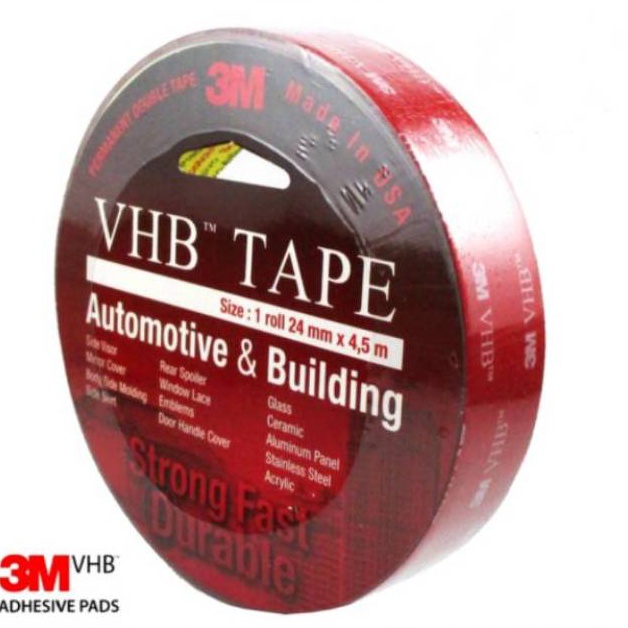 

Harga termurah 3M Double Tape VHB 12MM /24MM x 4.5M QSN