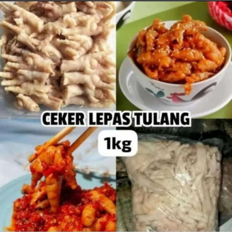 

Ceker Tanpa Tulang 1kg