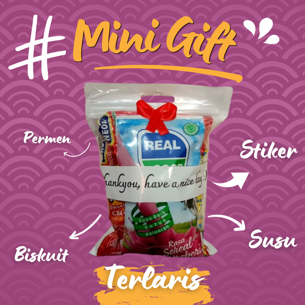 

Mini Gift Snack Terlaris Ulang Tahun / Mini Hampers