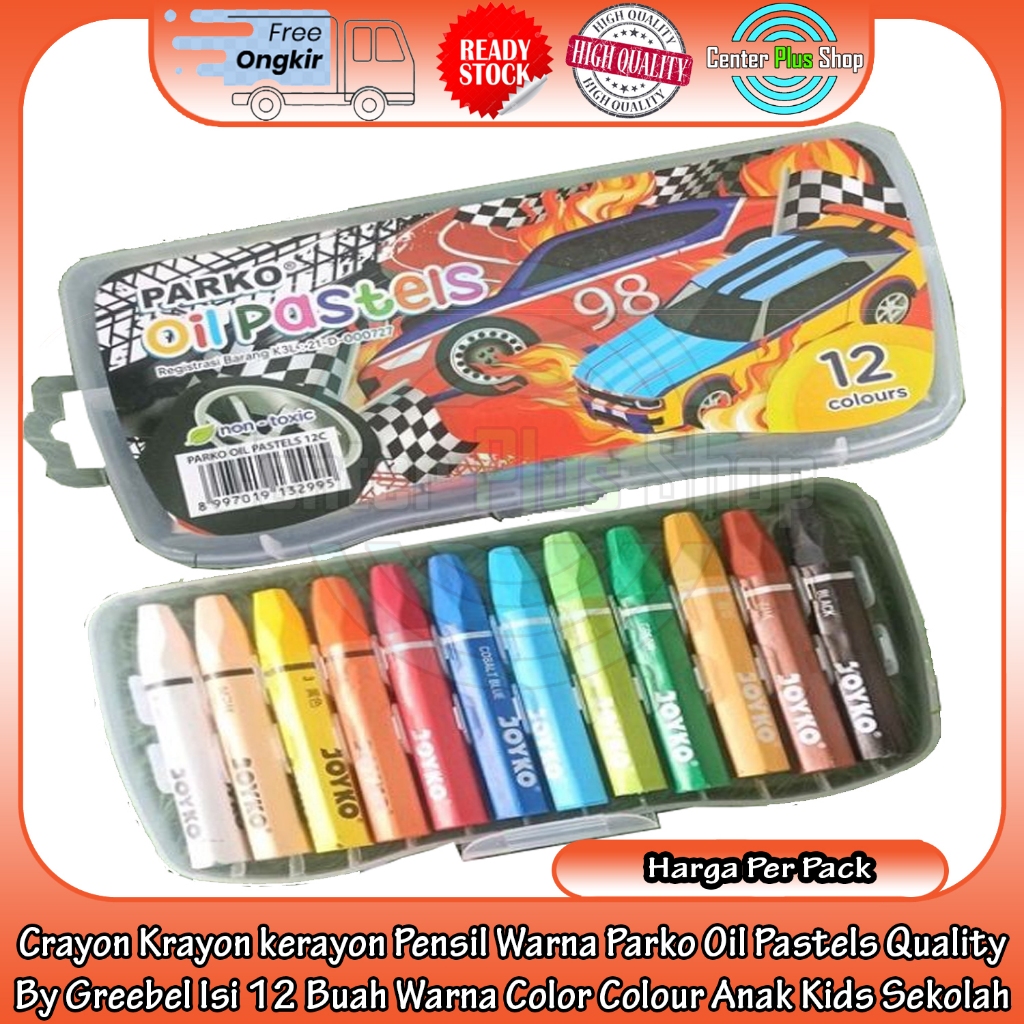 

Krayon Putar Crayon Parko Oil Pastels Quality By Greebel Isi 12 Buah Anak Kecil Kids Sekolah Warna Color Colour Colorful Twist Pensil Warna Minyak Pastel Alat Gambar Menggambar Mewarnai Melukis Kualitas Sangat Bagus Pigmented Pigmen