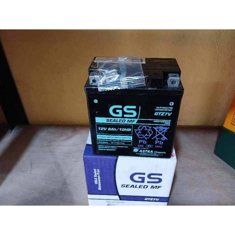 Aki GS Astra Original gs mf gtz7v 6ah/12v