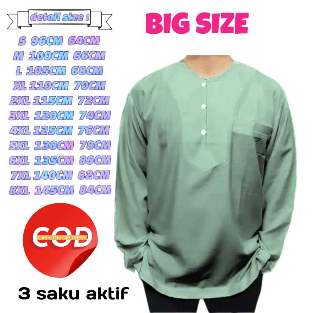 BAJU KOKO PRIA DEWASA TANPA KERAH/KERAH BULAT/BEST YEAR 2024/KOKO CANTIK/KOKO MUSLIM/KOKO BIG SIZE/J