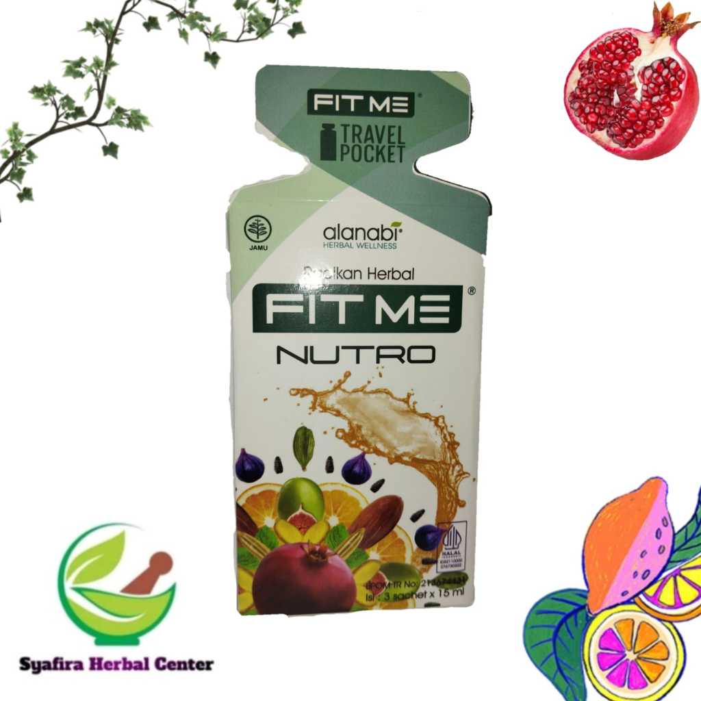 

Minuman Herbal Alami Alanabi Fit Me Kemasan Terbaru [ 1 Pocket Isi 3 Sachet 15mL] ORIGINAL (KEMASAN TERBARU)