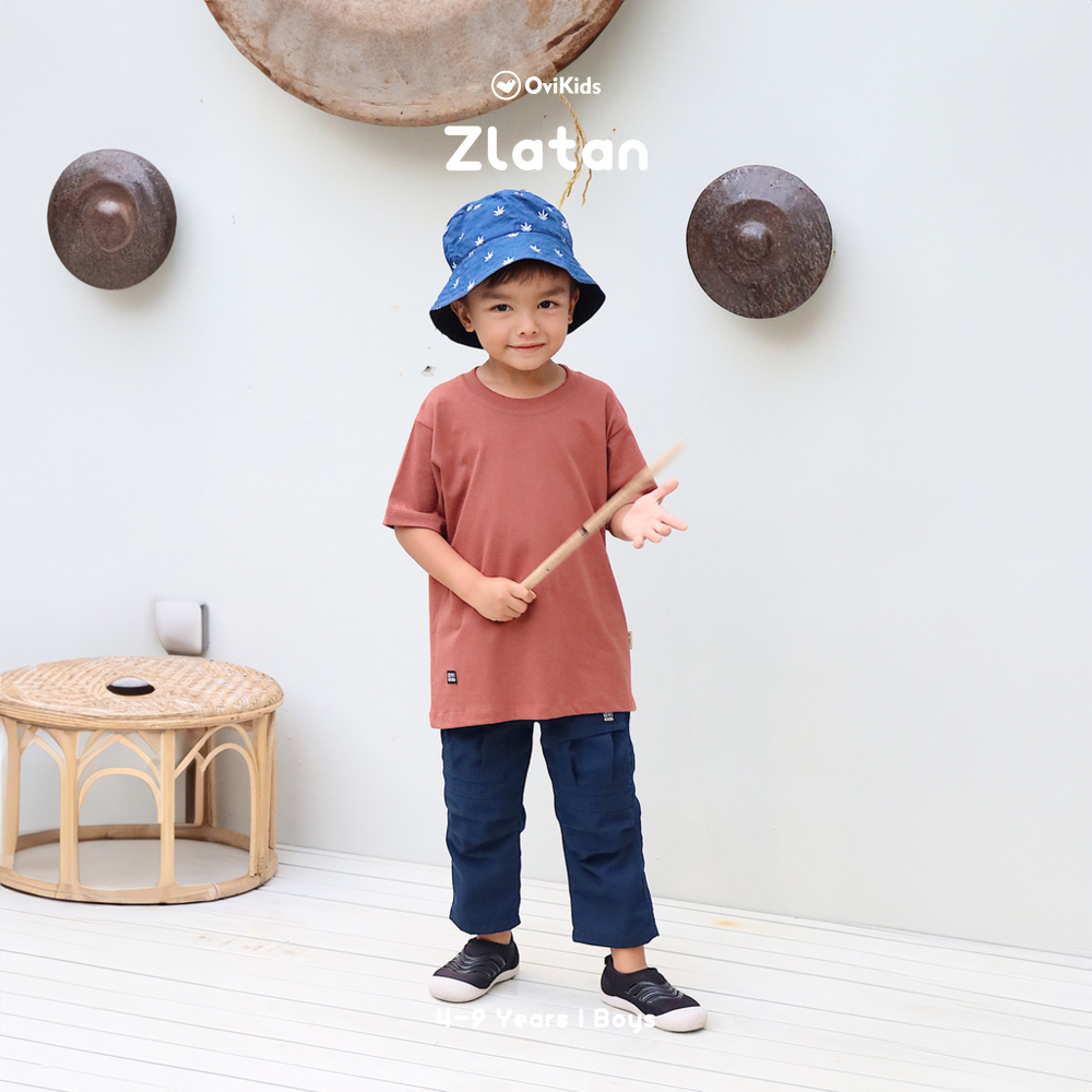 OVIKIDS Zlatan || Celana Panjang Cargo Anak || Celana Anak Laki-Laki