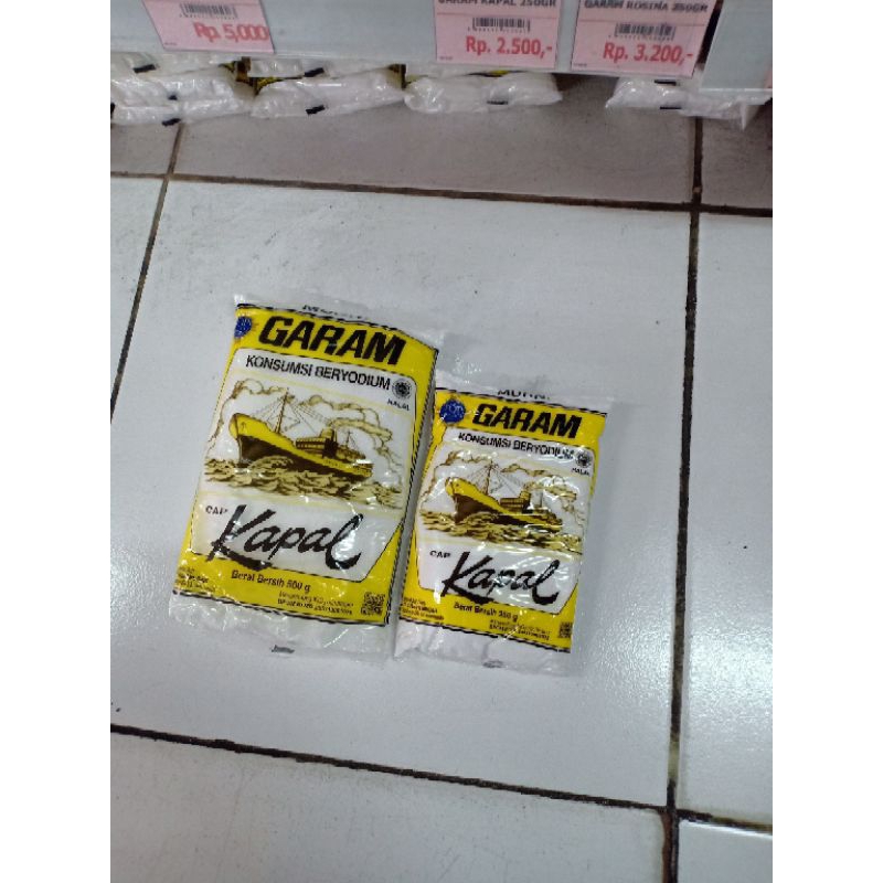

Garam Cap Kapal Garam Konsumsi Beryodium 250gr 500gr