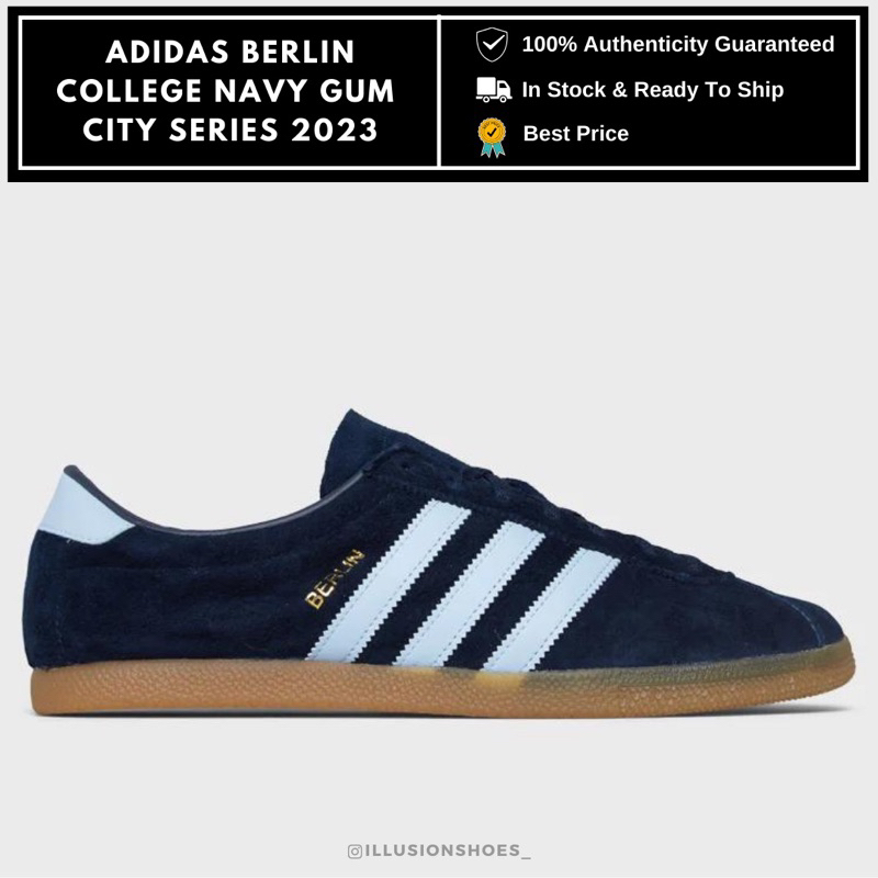 Adidas Berlin College Navy Pantone Off White City Series (GY7446) - 100% Original Resmi