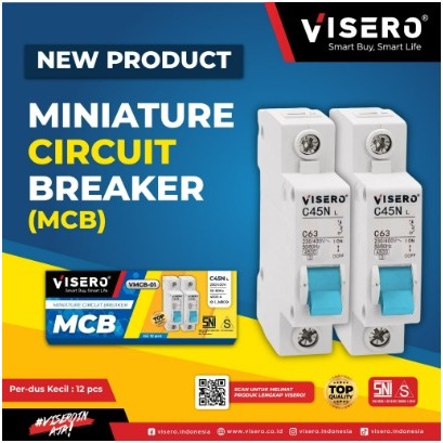 VISERO MCB Listrik 10A 1Phase SNI