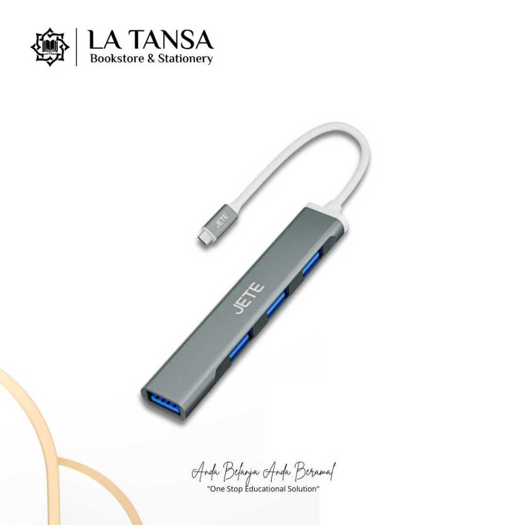 USB JETE 4 PORTY TYPE C HUB X3 SERIES