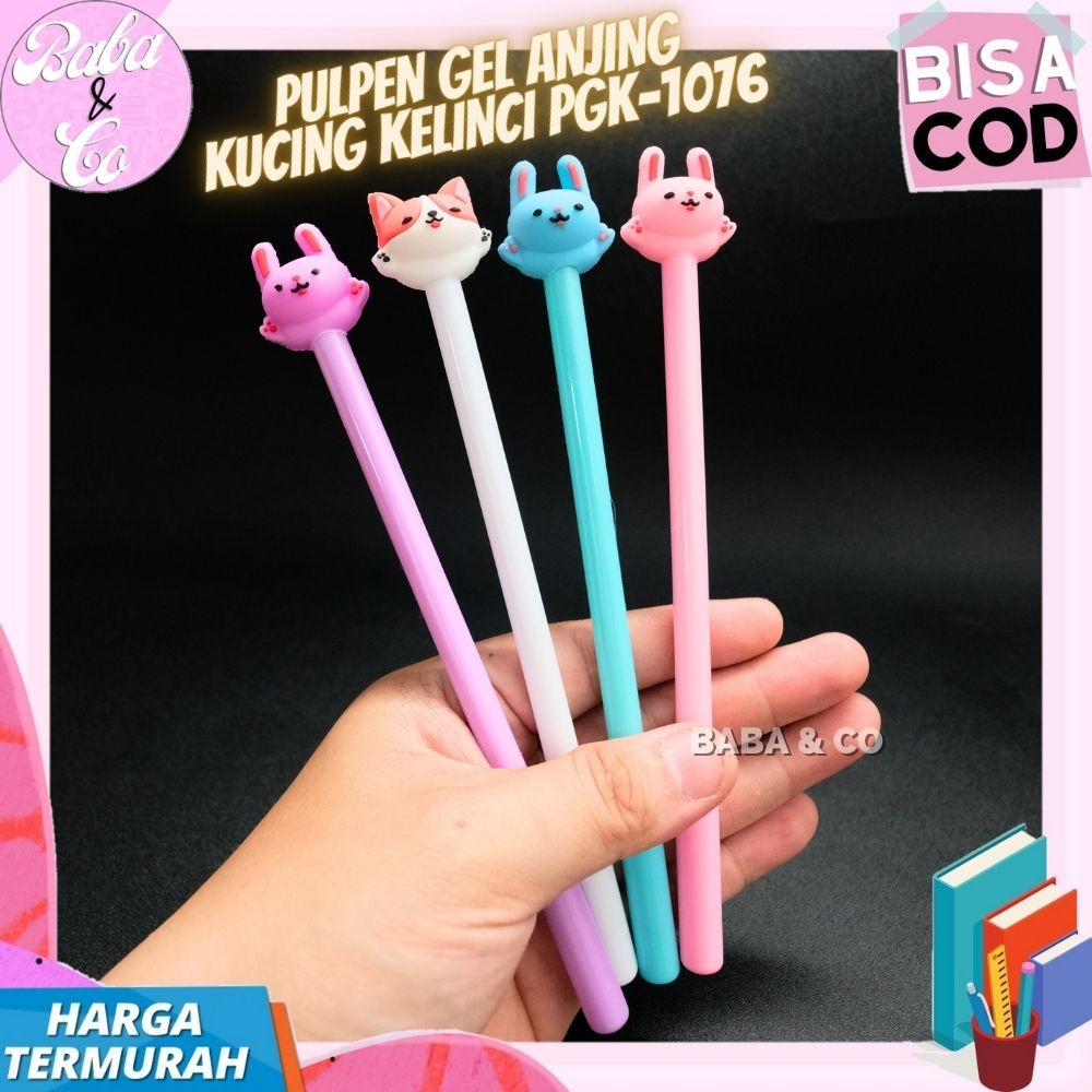 

PULPEN GEL ANJING KUCING KELINCI PGK-1076 PEN GROSIR LUCU UNIK MURAH