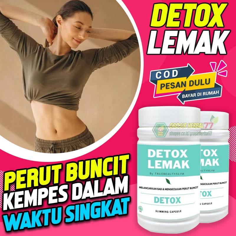 Detox Lemak / Pelangsing Badan Obat Diet Herbal Ampuh / Peluntur Lemak Dan Pengecil Perut Buncit TBS Detox By Truebeautyslim
