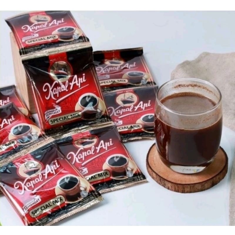

kopi kapal api spesial mix 1 renceng 10 sachet kopi hitam+gula