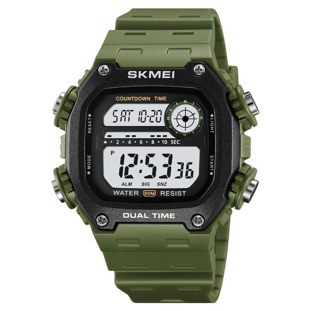 Jam Tangan Digital SKMEI 2126 Pria Dual Time