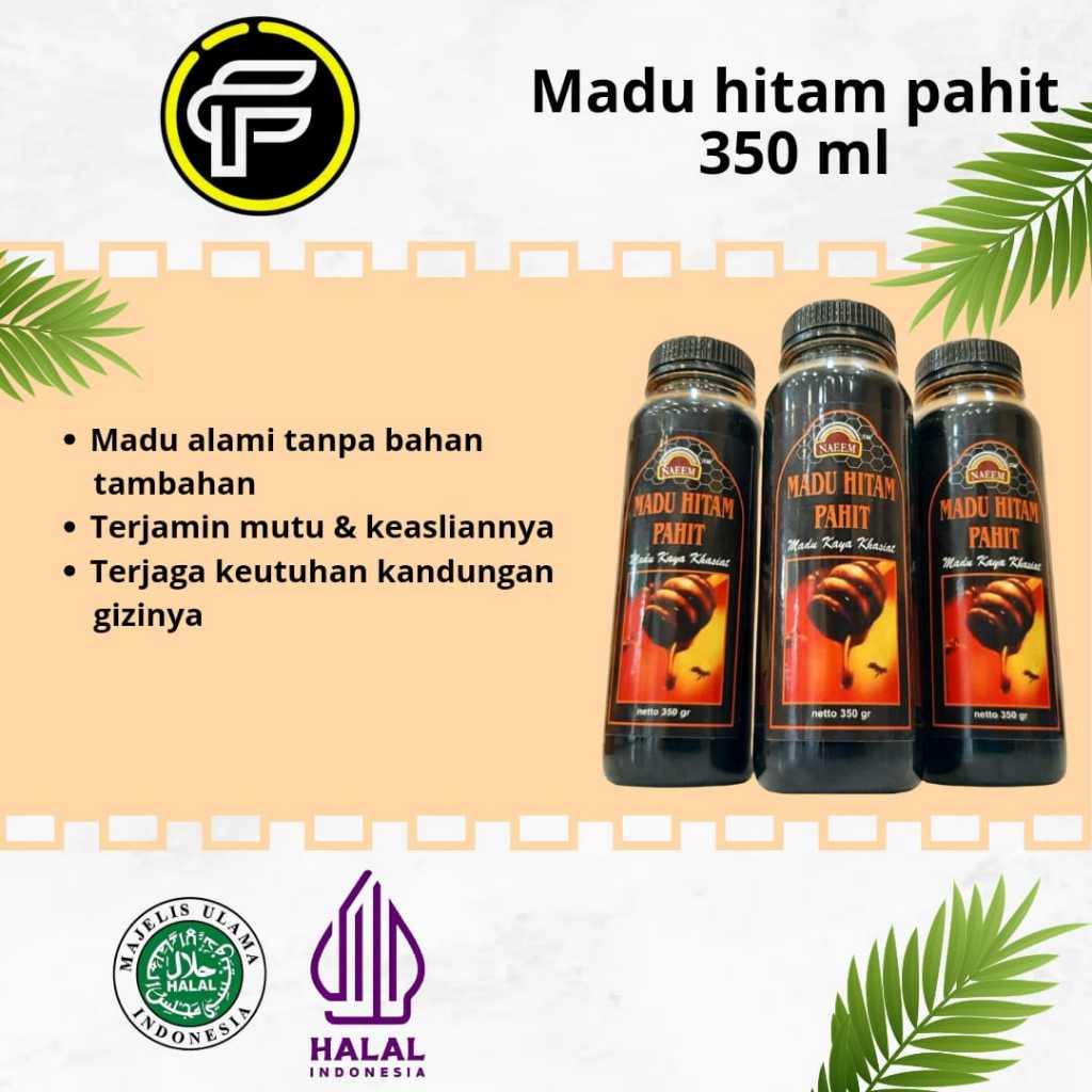 

Madu Hitam pahit 350ml original