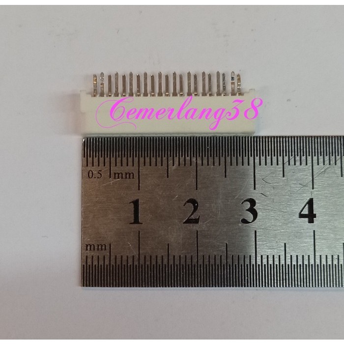 Soket Konektor 21 pin KSR Socket Kabel Flexible FFC FPC (1.25 mm)