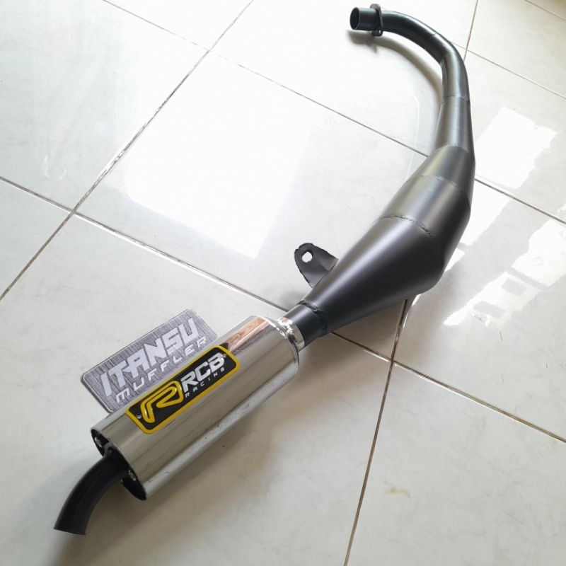 Knalpot Satria 2 Tak Standar Racing Rcb