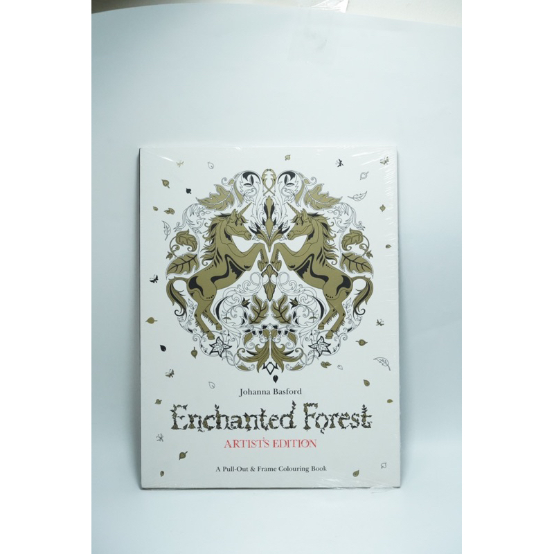 

Buku Mewarnai Colouring Book Enchanted Forest Johanna Basford Anti Stres Seal Segel