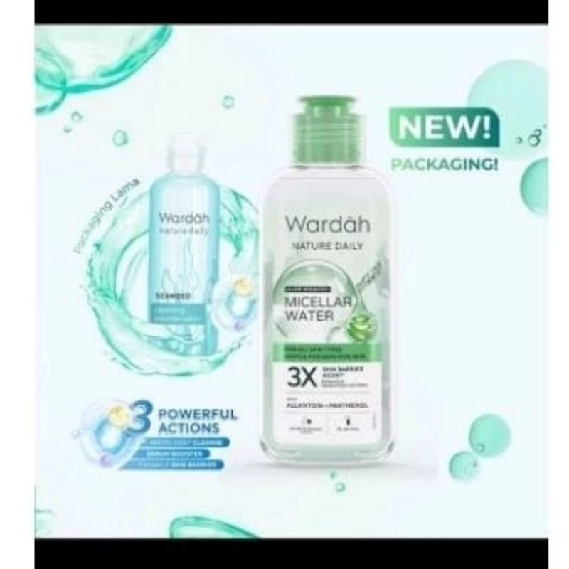 Wardah Nature Daily Seaweed Cleansing Micellar Water 100/240ml