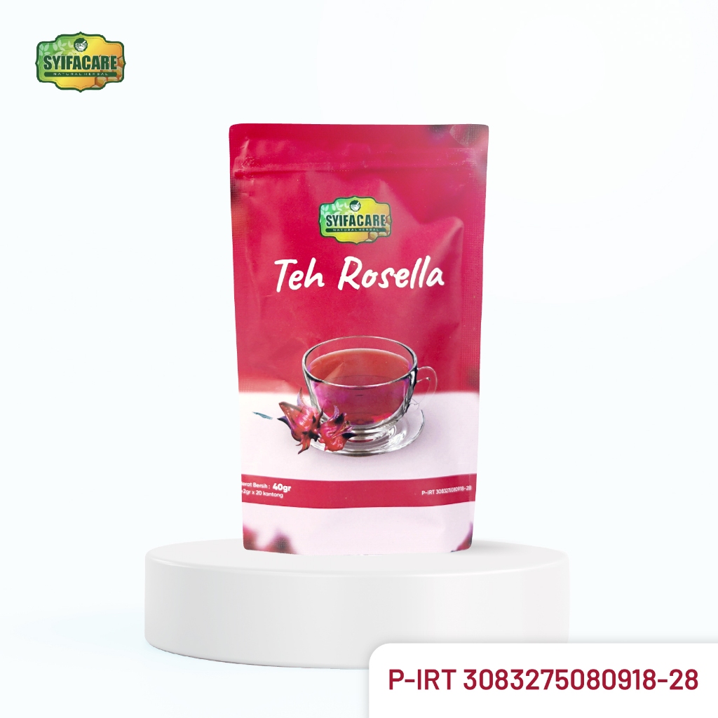 

Teh Rosella Syifacare | Teh Celup 100% Bahan Alami | Teh Kolesterol | Teh Kanker | Imunitas