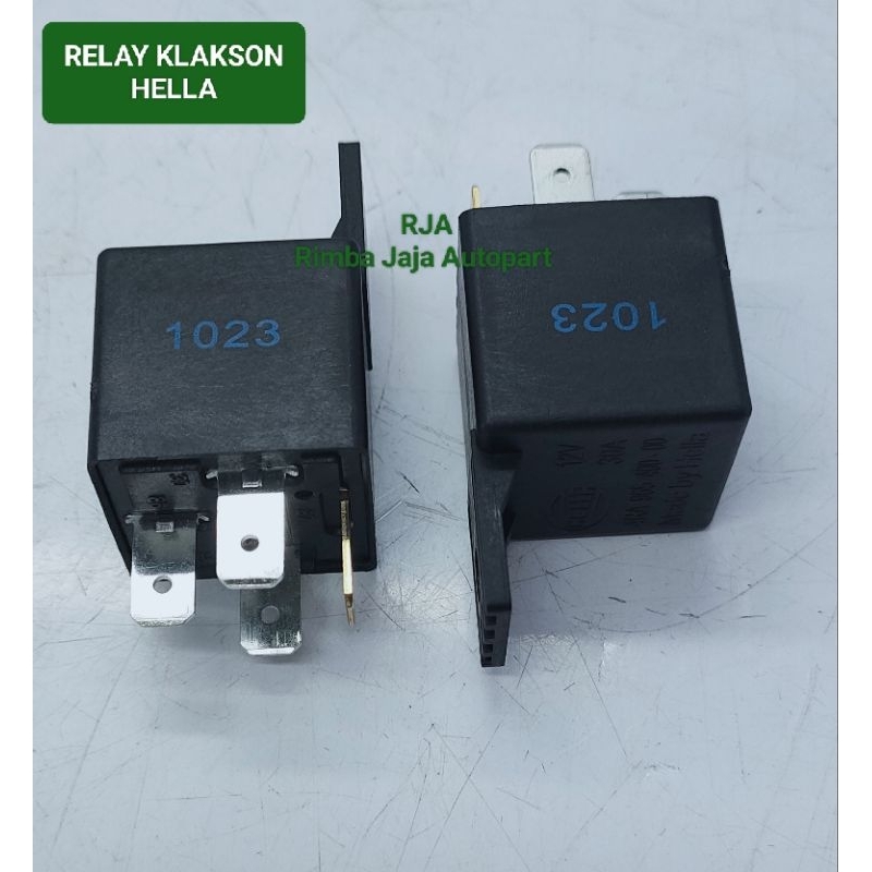 Relay Hella Kaki- 4 12 Volt 30 Ampere Relay klakson Relay lampu