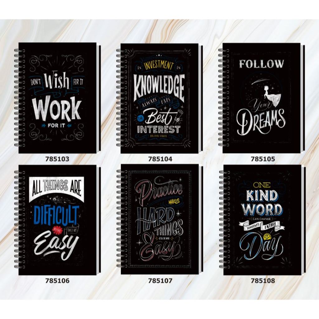 

Spiral Notebook A6 / AMZ / Set 15 / 3511
