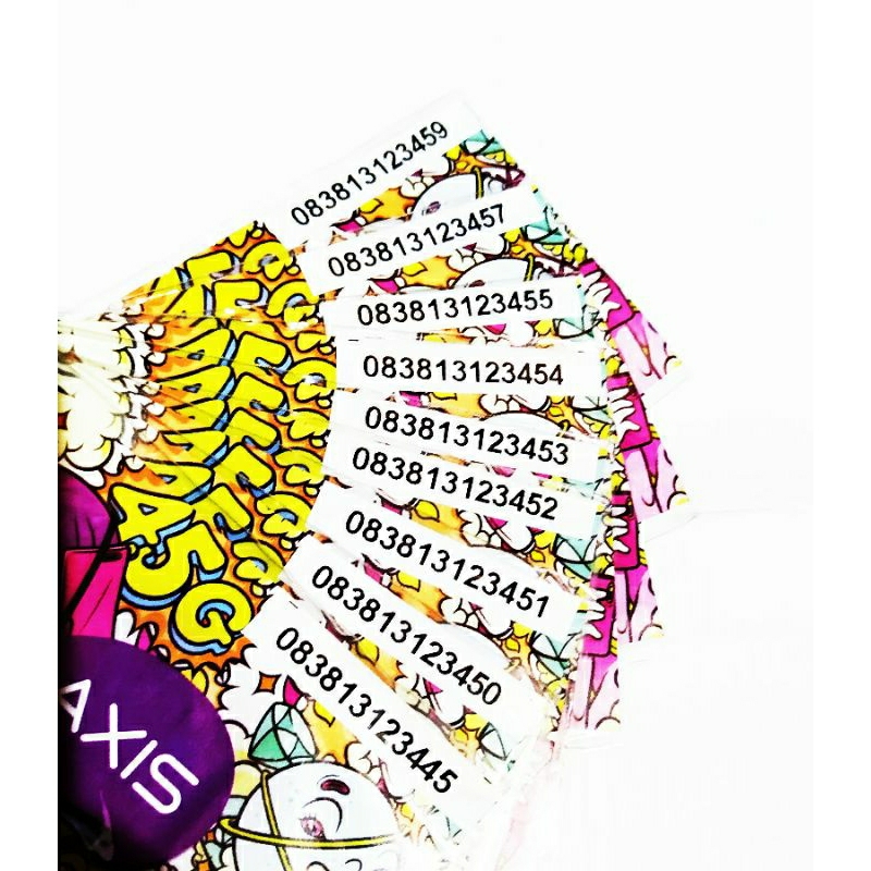 Nomor Cantik Axis 12345x. No Cantik Naik Couple