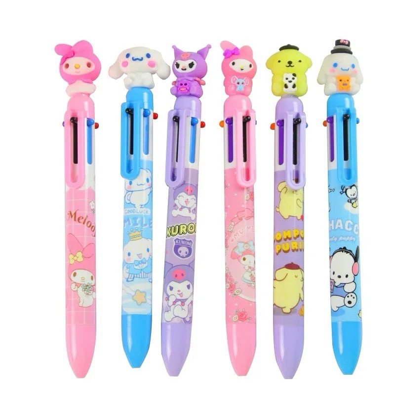 

PULPEN 6 WARNA PENA KARAKTER MEKANIK KEPALA SANRIO PENA BOLPOIN Warna Warno Sekolah Kantor