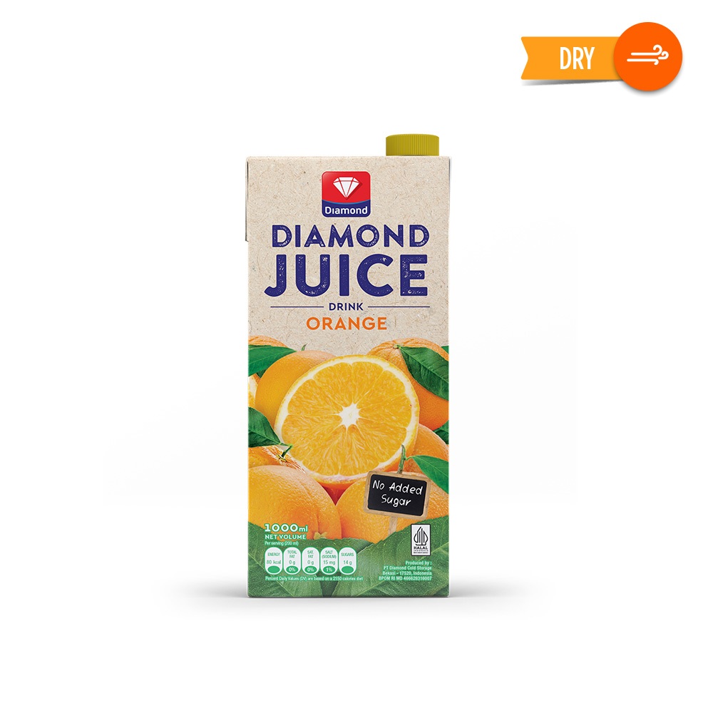 

Diamond Juice Uht Orange 1 lt