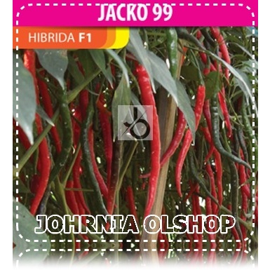 Johrnia 10 Benih Biji Cabe Keriting JACKO F1