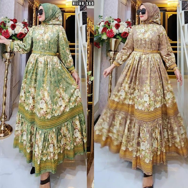 MIDI SCUBA BUNGA ORI SHR