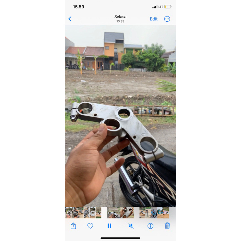 Segitiga atas ninja r new original segitiga atas ninja ss original lepasan motor