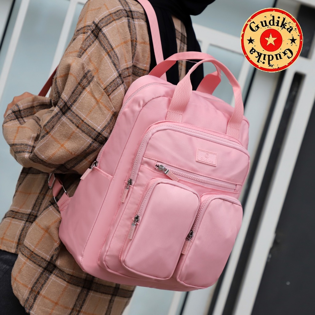 DISKON BACKPACK LAPTOP WANITA PRIA 100% ORI ~ TAS GUDIKA 7705 ~ TAS RANSEL LAPTOP ANTI AIR ~ TAS